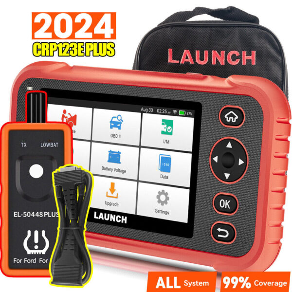 LAUNCH CRP123E Plus Pro All System Car Diagnostic Scanner Oil SAS Throttle Reset - Image 2