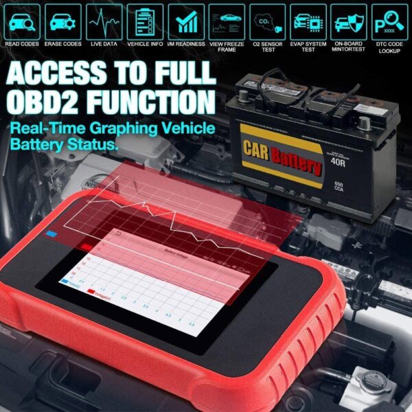 LAUNCH CRP129E Car OBD2 Scanner Code Reader Check Engine ABS SRS Diagnostic Tool - Image 6