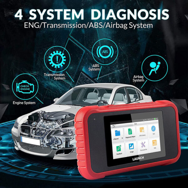 LAUNCH CRP129E Car OBD2 Scanner Code Reader Check Engine ABS SRS Diagnostic Tool - Image 3