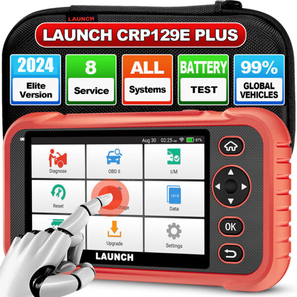 LAUNCH CRP129E PLUS OBD2 Scanner All System Diagnostic Tool TPMS ABS SRS DPF - Image 2