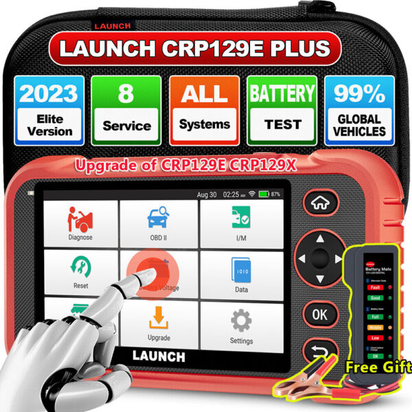 LAUNCH CRP129E PLUS OBD2 Scanner Engine ABS SRS SAS TPMS EPB Car Diagnostic Tool - Image 2