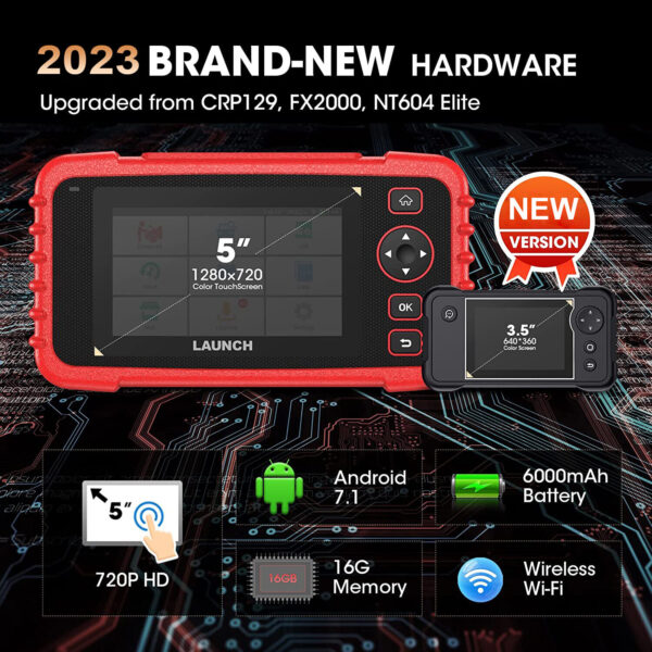 LAUNCH CRP129X OBD2 Scanner Car Diagnostic Tool Engine ABS SRS TPMS Code Reader - Image 3