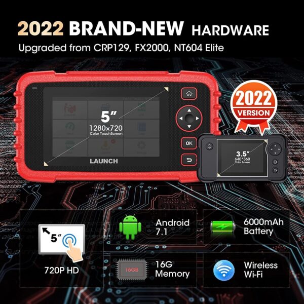 LAUNCH CRP129X OBD2 Scanner Car Diagnostic Tool Engine ABS SRS TPMS Code Reader - Image 3