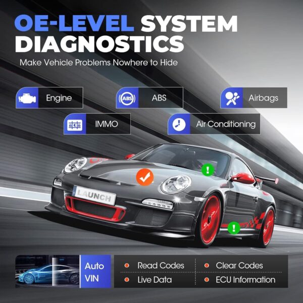 LAUNCH CRP919X OBD2 Bidirectional Scanner Full System Diagnostic Tool Key Coding - Image 6