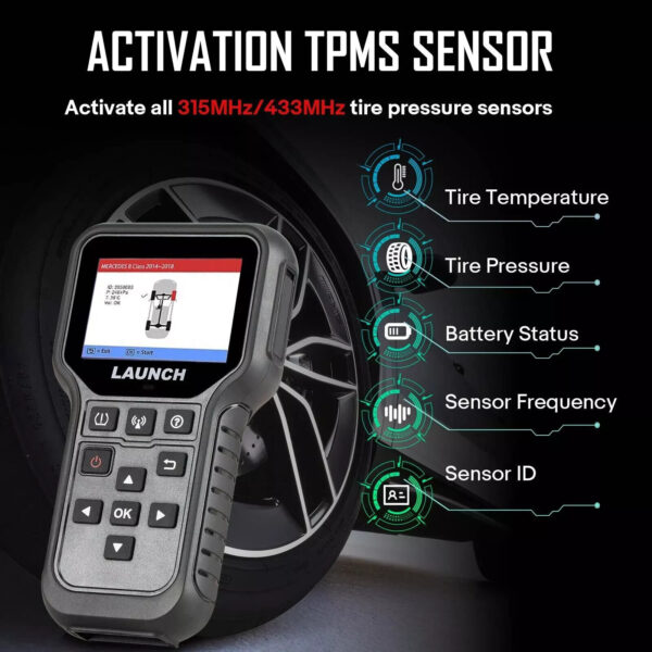 LAUNCH CRT5011E OBD2 Car Scanner TPMS Relearn Sensor Programming Diagnostic Tool - Image 6