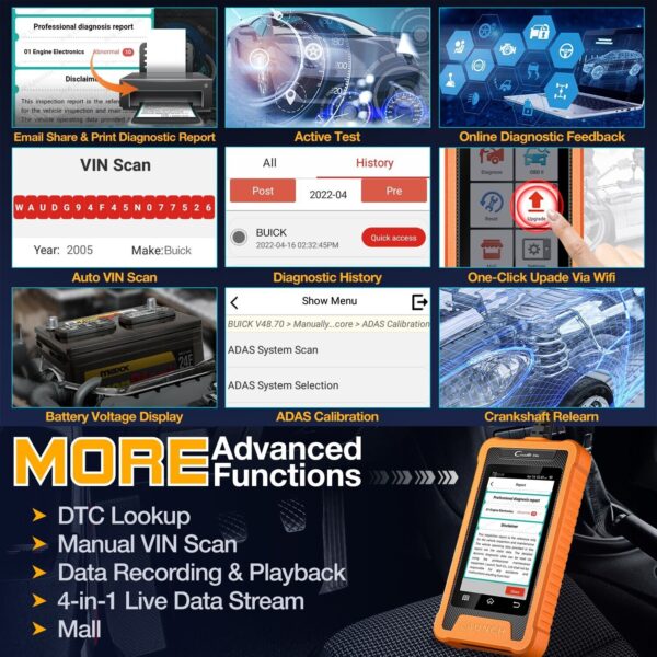 LAUNCH Elite for TOYOTA OBD2 Code Reader Full System Car Diagnostic Scanner Tool - Image 4