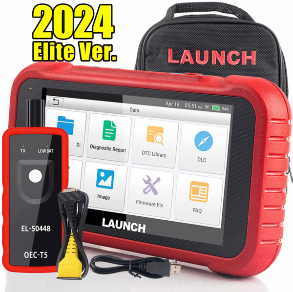 LAUNCH OBD2 Diagnostic Scanner Check Engine ABS SRS Transmission AT Code Reader - Image 8