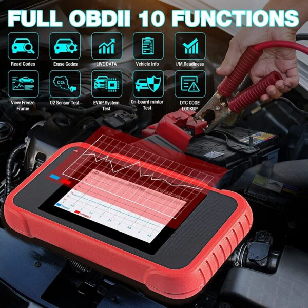 LAUNCH X431 CRP129E OBD2 Scanner Engine ABS SRS AT TPMS SAS EPB Diagnostic Tool - Image 4