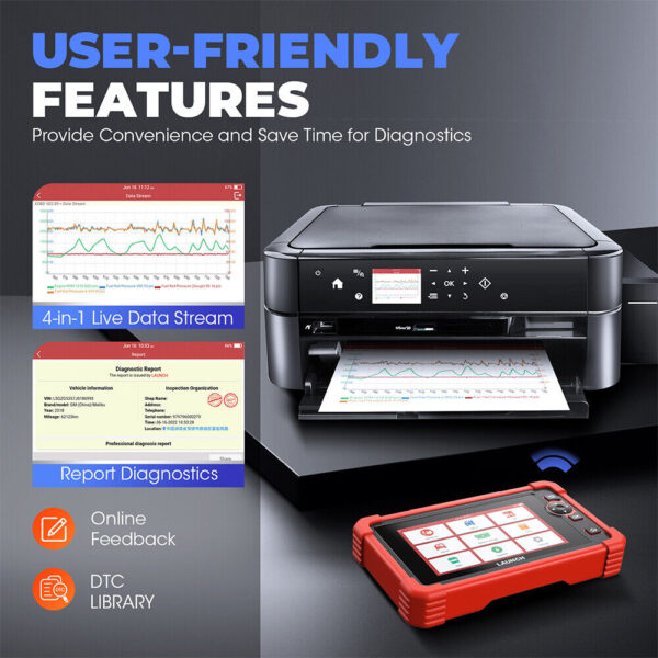 LAUNCH X431 CRP919X Bidirectional OBD2 Scanner Full System Diagnostic Key Coding - Image 3