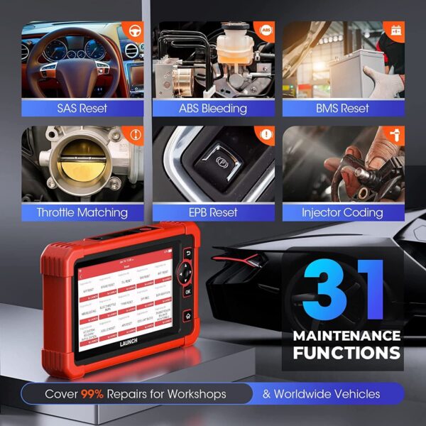 LAUNCH X431 CRP919X Bidirectional OBD2 Scanner Full System Diagnostic Key Coding - Image 4