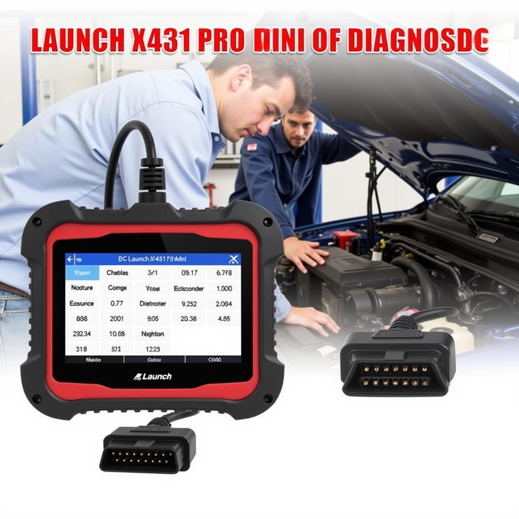 Launch X431 Pro Mini Diagnosing Engine Issues