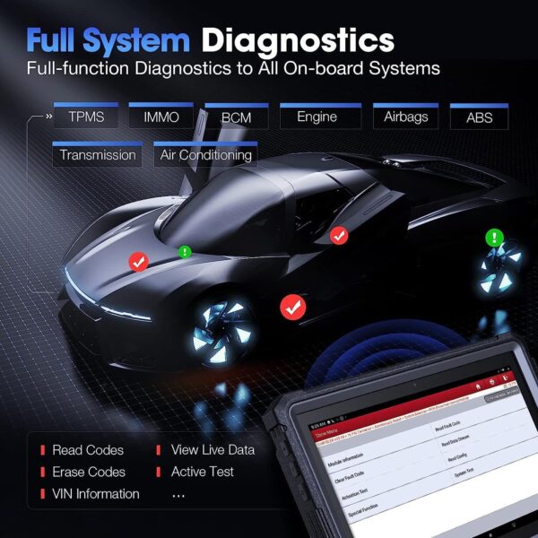 LAUNCH X431 Pro5 & X-PROG3 OBD2 Diagnostic Scanner TPMS Key J2534 Programming - Image 5