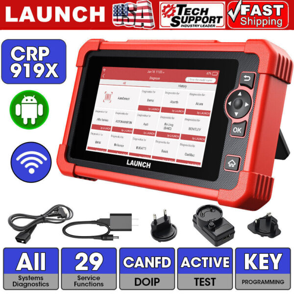 Launch X431 Pros V+ Pro / CRP919X Car OBD2 Scanner Bidirectional Key Coding TPMS - Image 2