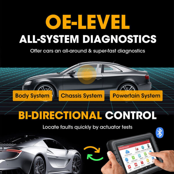 Launch X431 Pros V+ Pro / CRP919X Car OBD2 Scanner Bidirectional Key Coding TPMS - Image 6