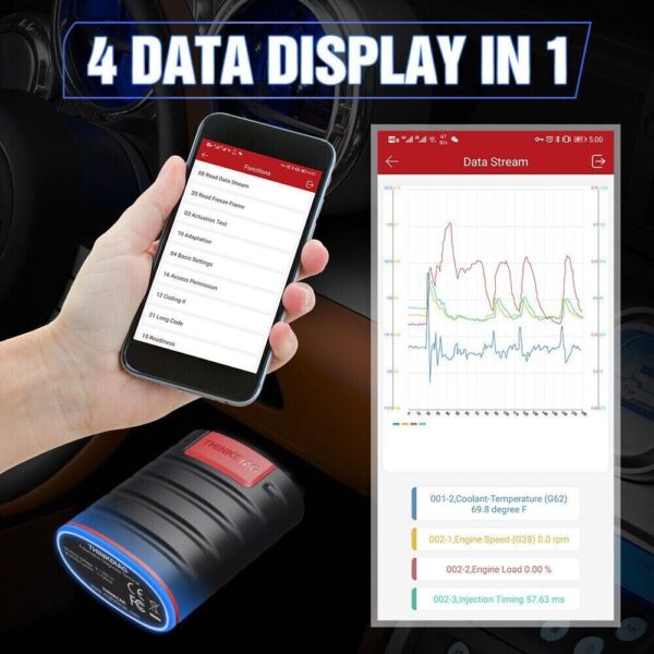 LAUNCH X431 Tablet with THINKDIAG Bluetooth OBD2 Scanner Car Diagnostic Tool - Image 4