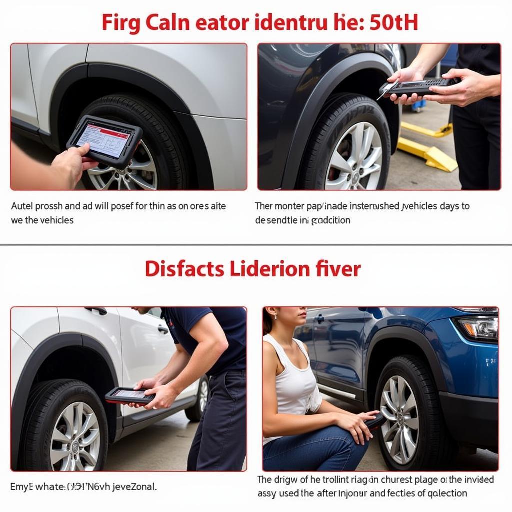 Launch X431 V+ and Autel MS906BT Performing Diagnostics on Vehicles