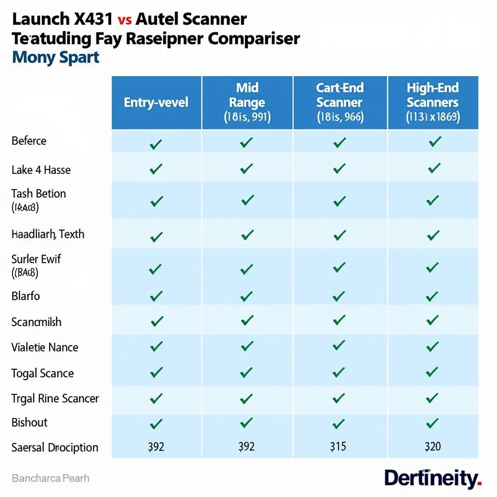 Launch X431 and Autel Price Comparison Chart