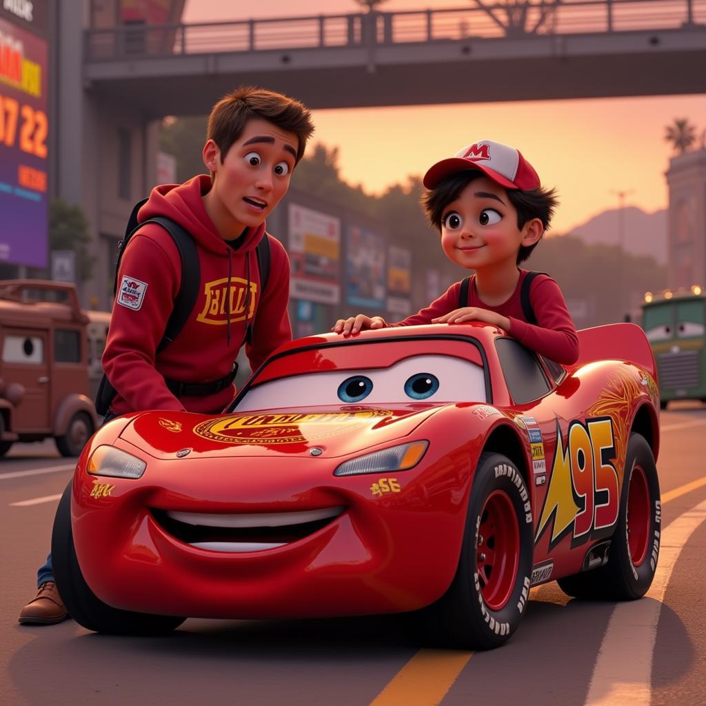 Lightning McQueen and Cruz Ramirez in Cars 3: Mentorship and Legacy