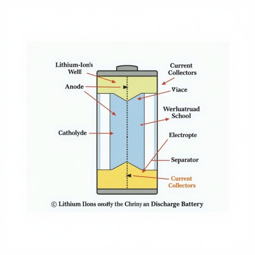 Lithium-Ion Battery Components Diagram