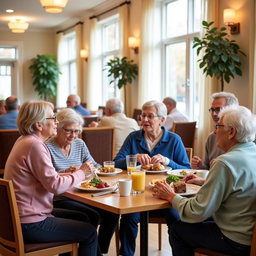 Long Term Care Facility Dining Area