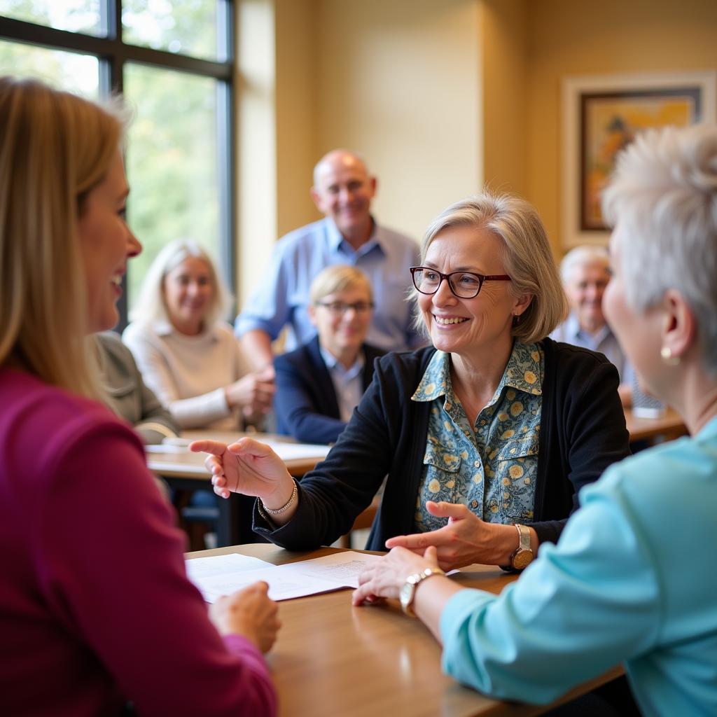 Long Term Care Resident Participating in Activities