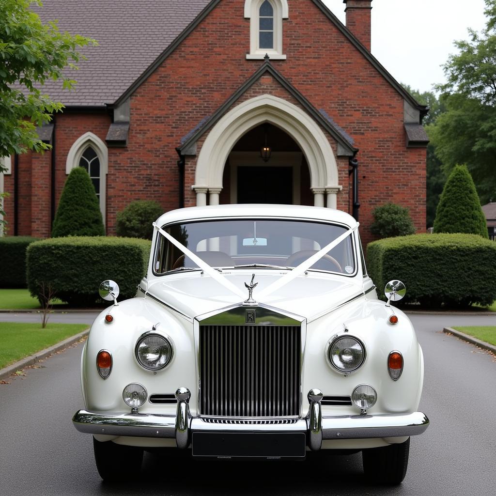 Luxury car rental for a wedding