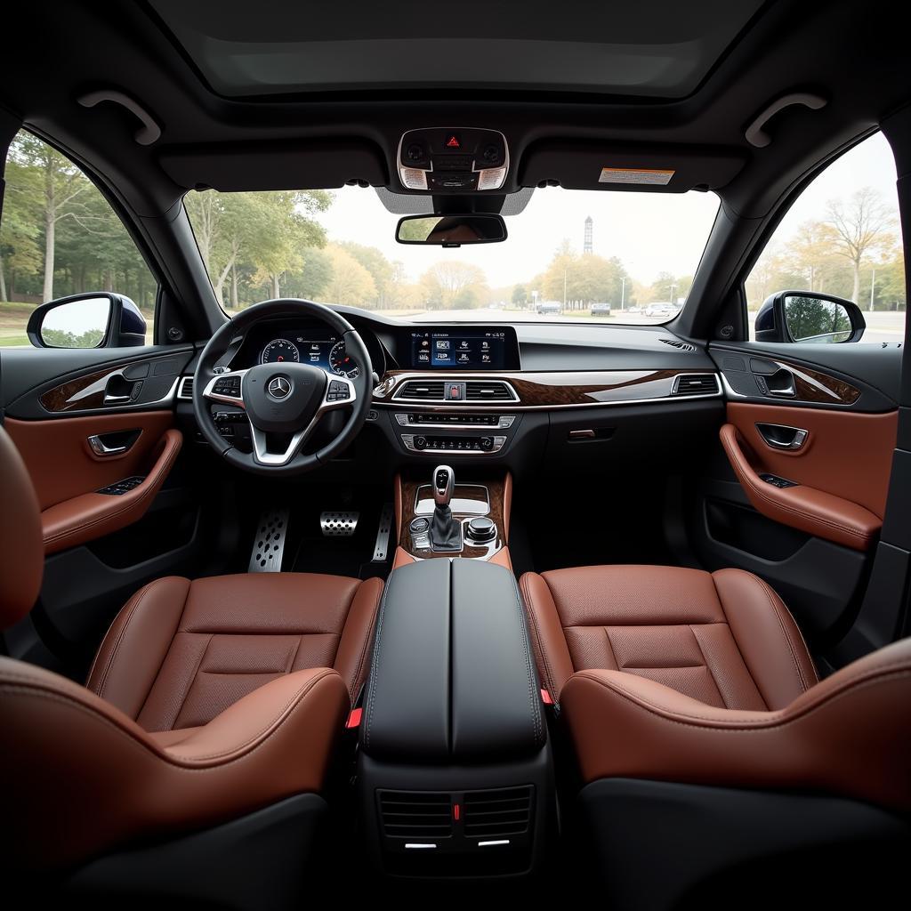 Luxury Sedan Interior Design Features