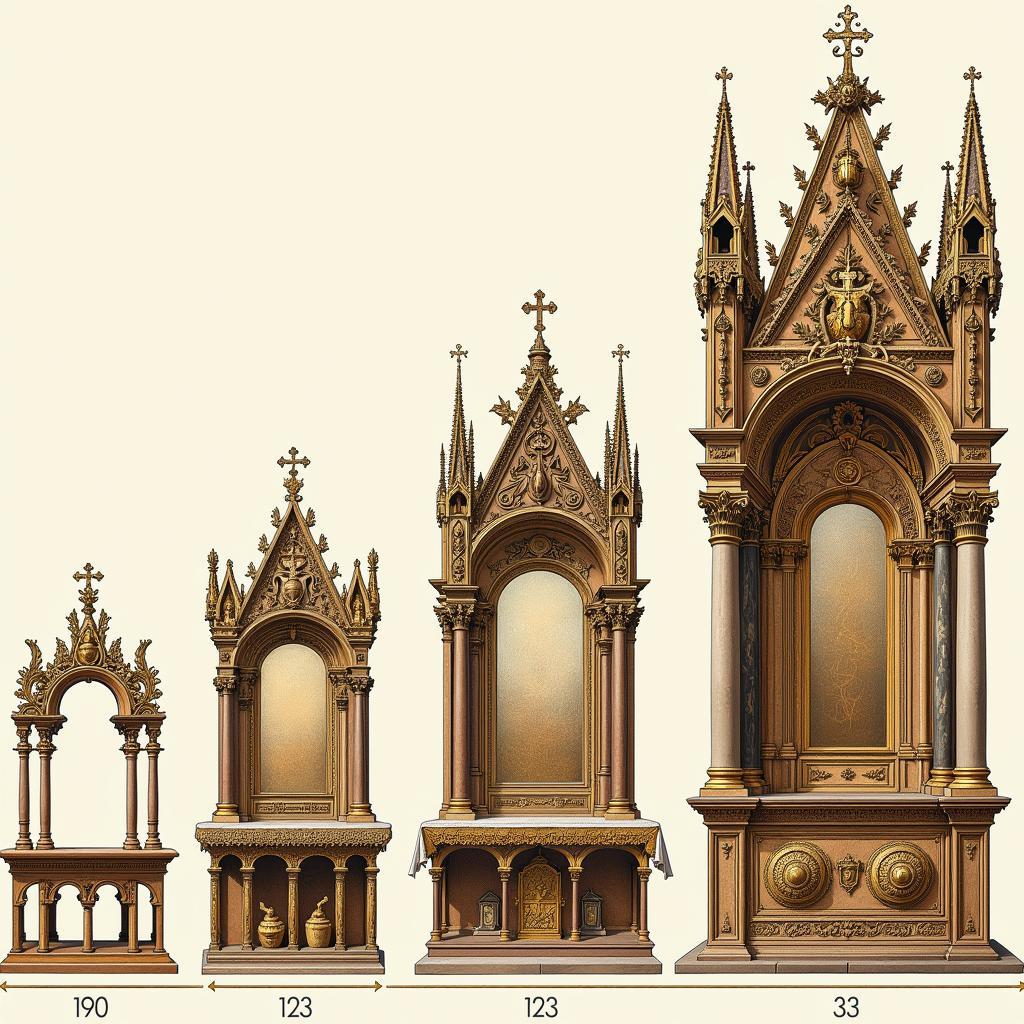 Evolution of Maître-Autel: From Simple Tables to Grand Structures