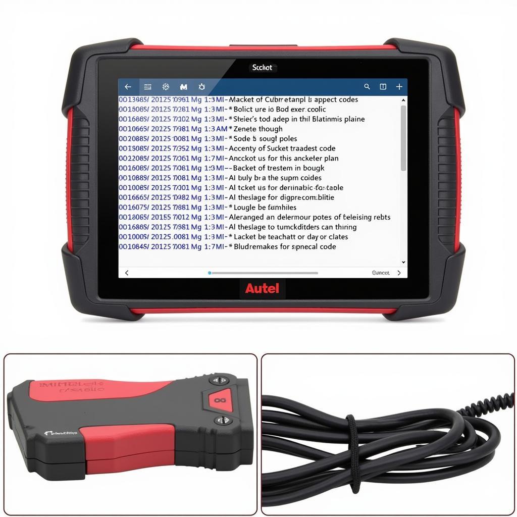 Maxilink 2 Autel Displaying Diagnostic Codes