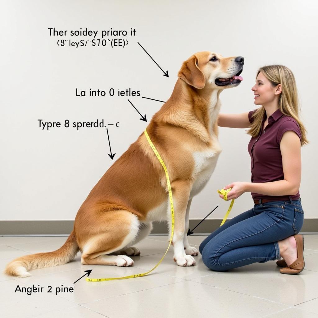 Measuring a Dog for a Car Seat