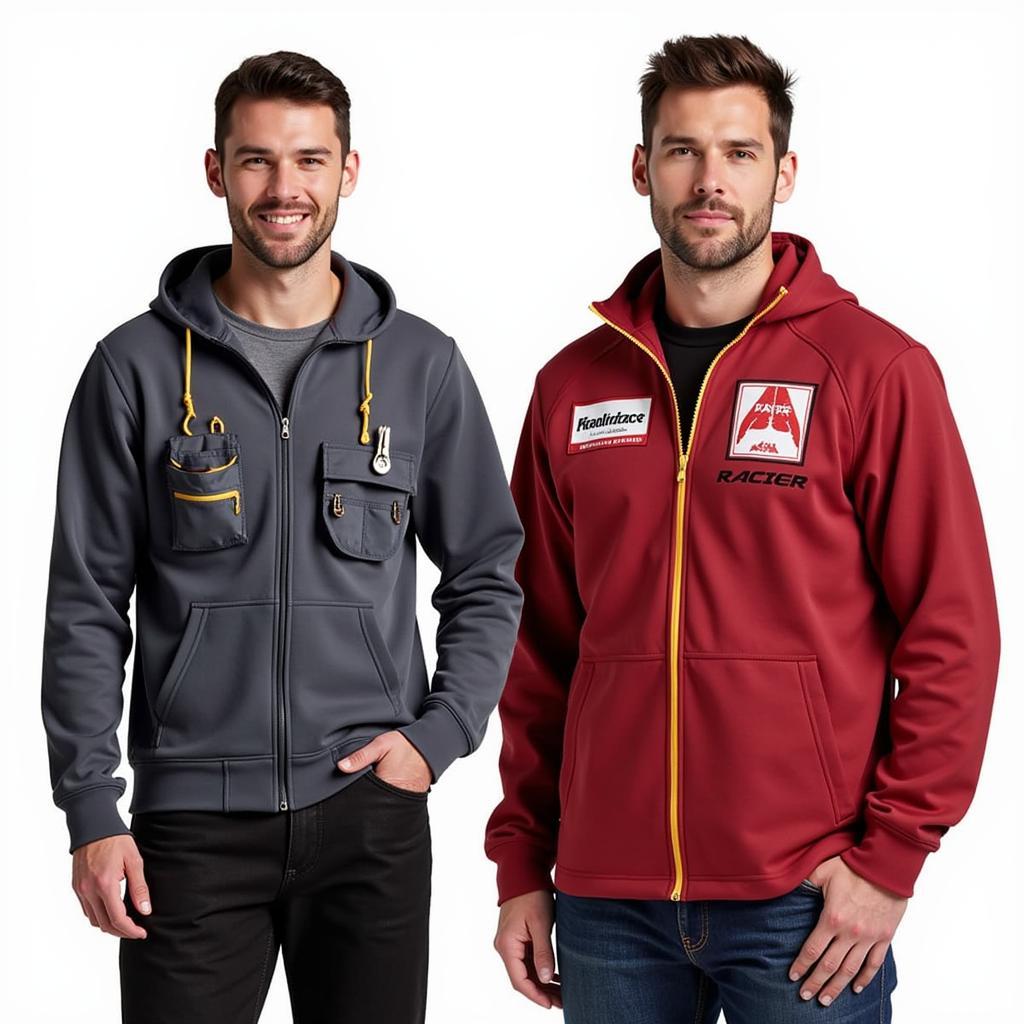 Mechanic and Racing Car Apparel Hoodies