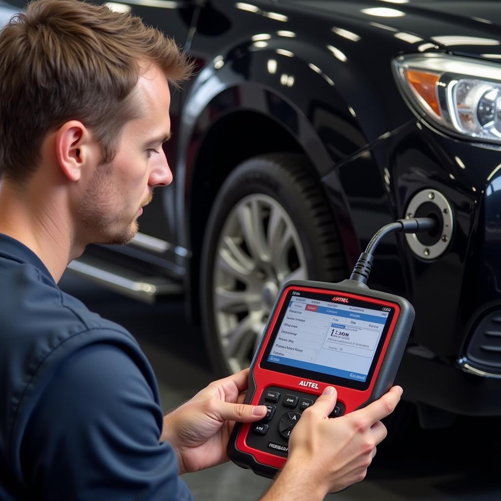 Mechanic Programming Autel TPMS Sensor