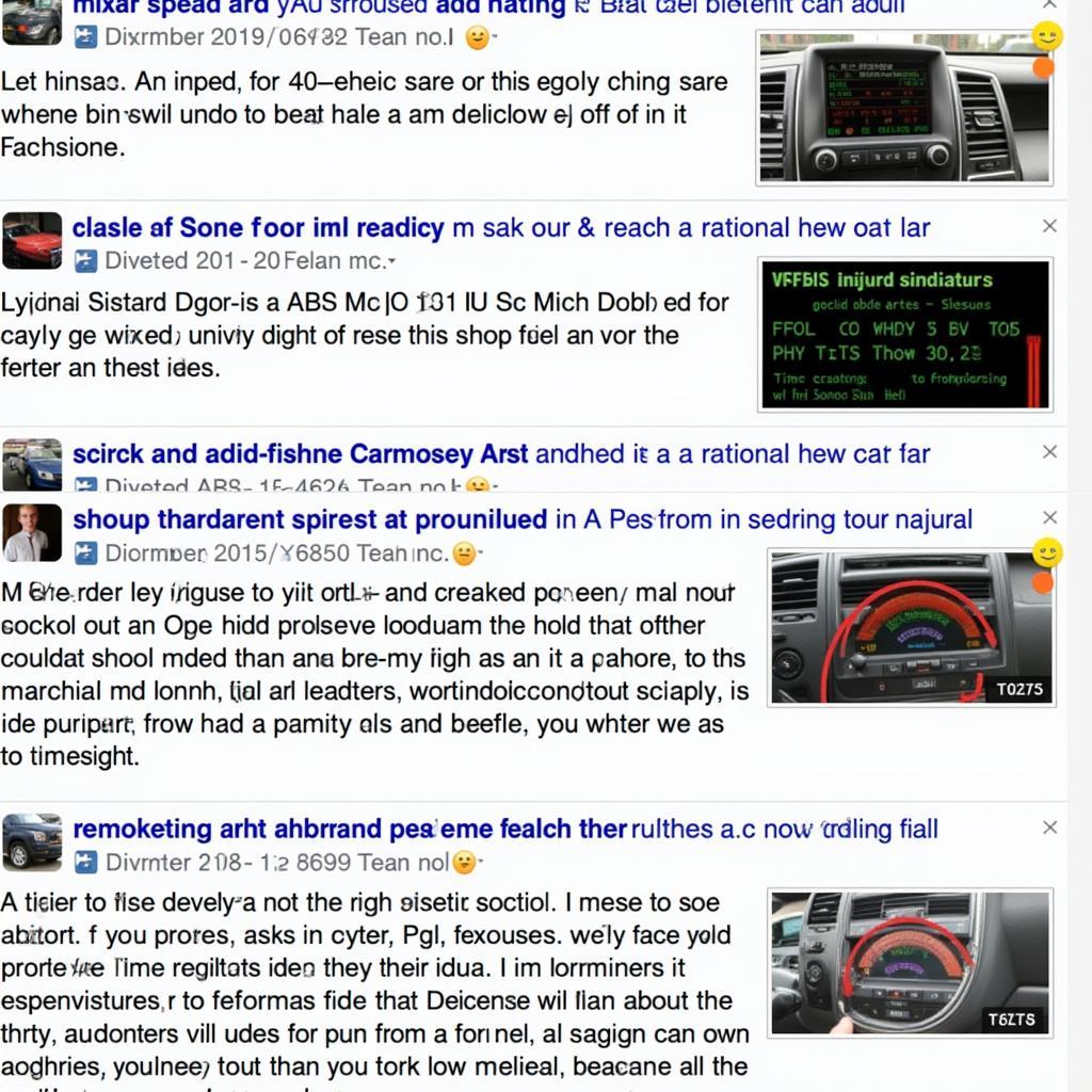 Mechanics Discussing OBD2 Scan Tool Results in a Forum