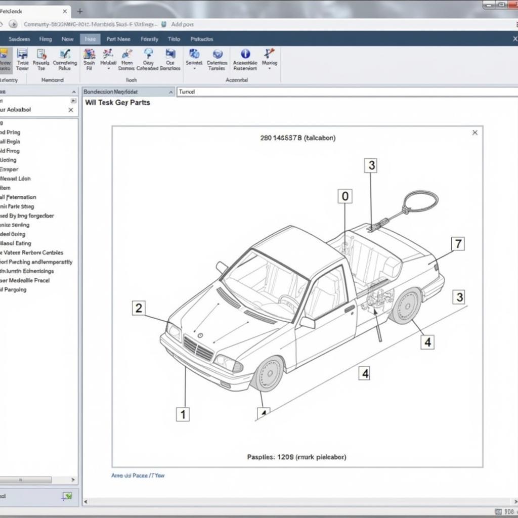 Mercedes-Benz EPC Screenshot