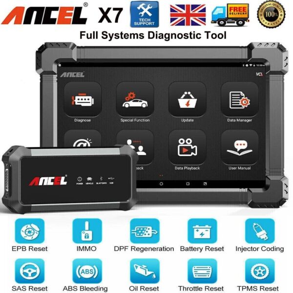 MERCEDES BENZ OBD2 Multi-Function Diagnostic Scanner Fault Reset Tablet Tool X7