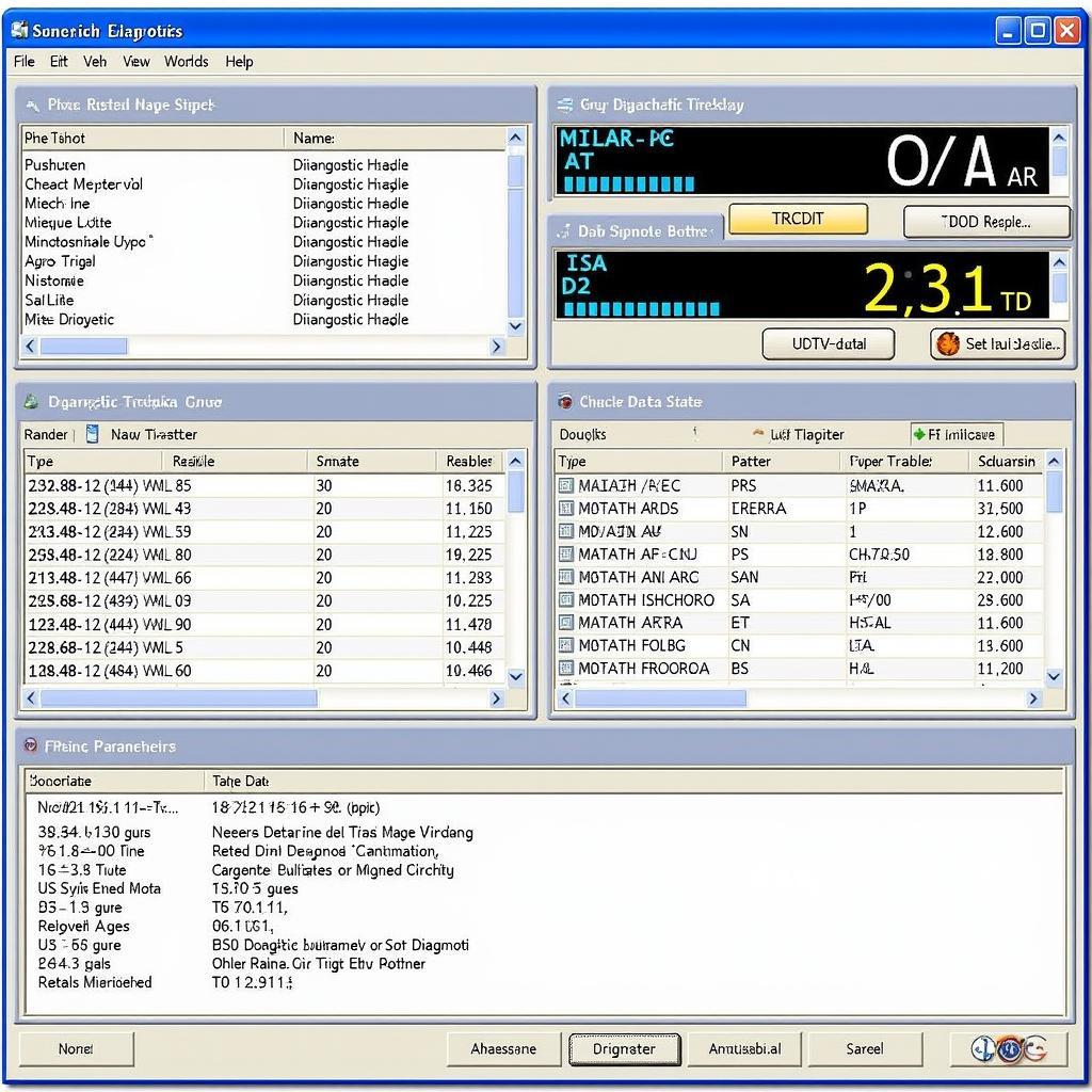 Mercedes Benz Sprinter Van Diagnostic Software Display