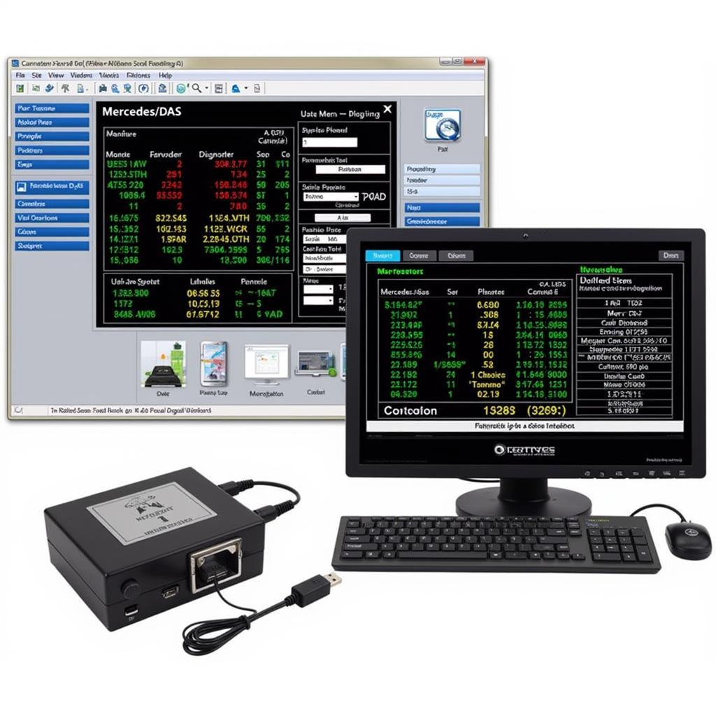 Mercedes C6 VCI Software Interface on XENTRY/DAS