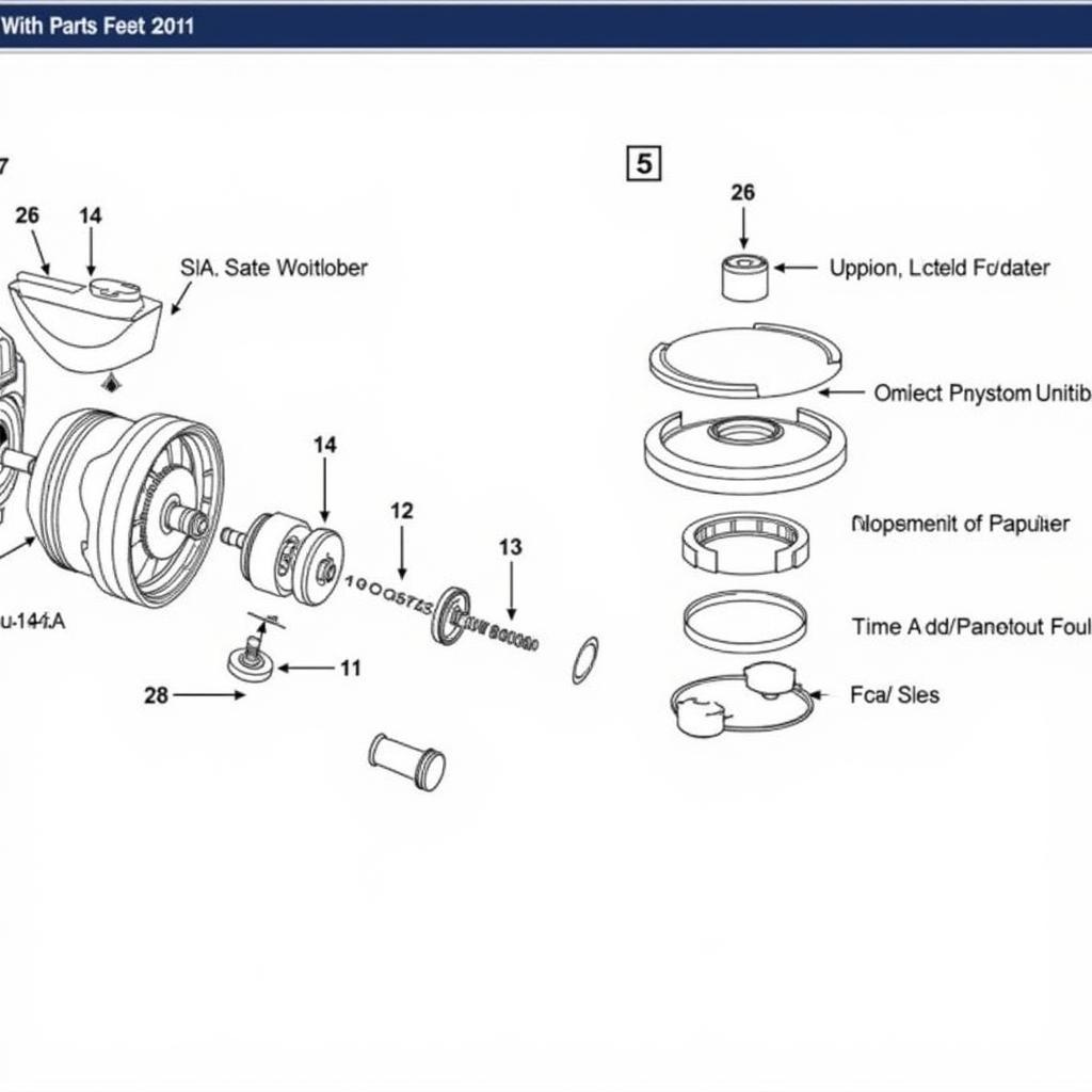 Mercedes EPC Net EWA Parts Diagram Example