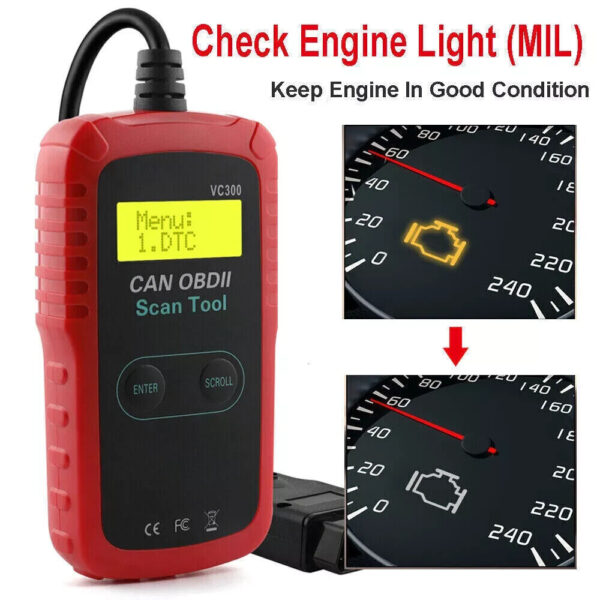 Mercedes Sprinter OBD2 Car Diagnostic Code Reader Scanner Fault Check Tool VC300 - Image 2