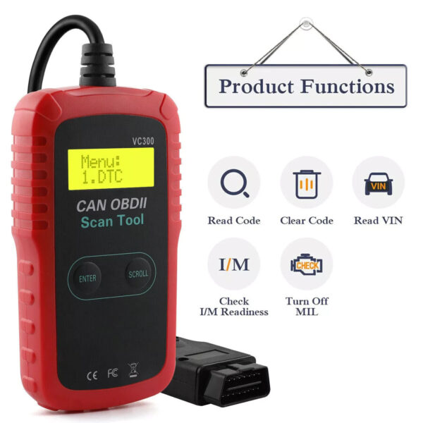 Mercedes Sprinter OBD2 Car Diagnostic Code Reader Scanner Fault Check Tool VC300 - Image 4