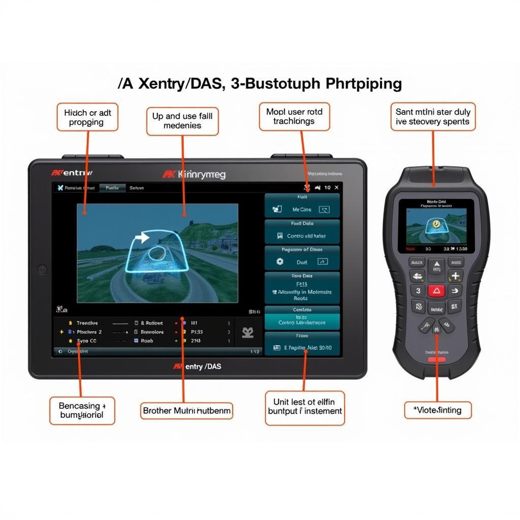 Mercedes Star Diagnostic Software Interface Overview