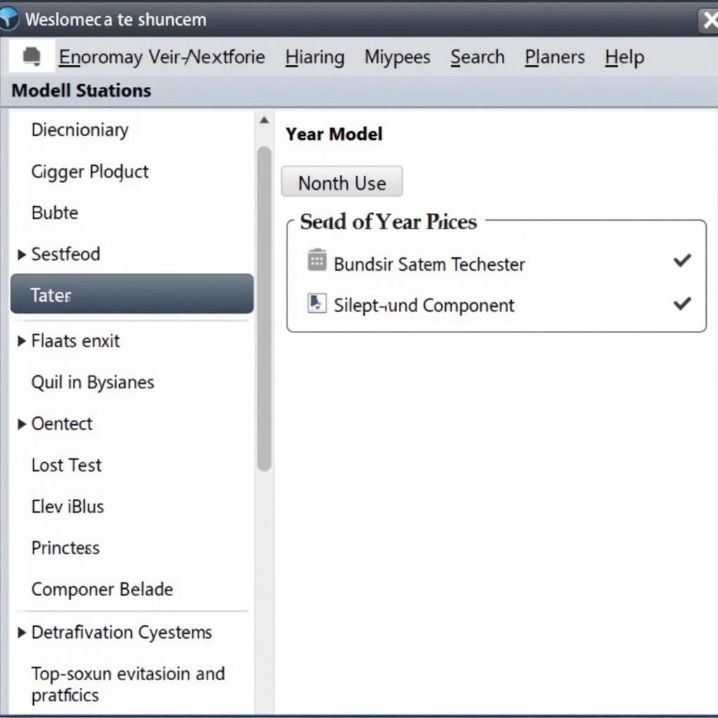 Mercedes WIS Manual Main Screen