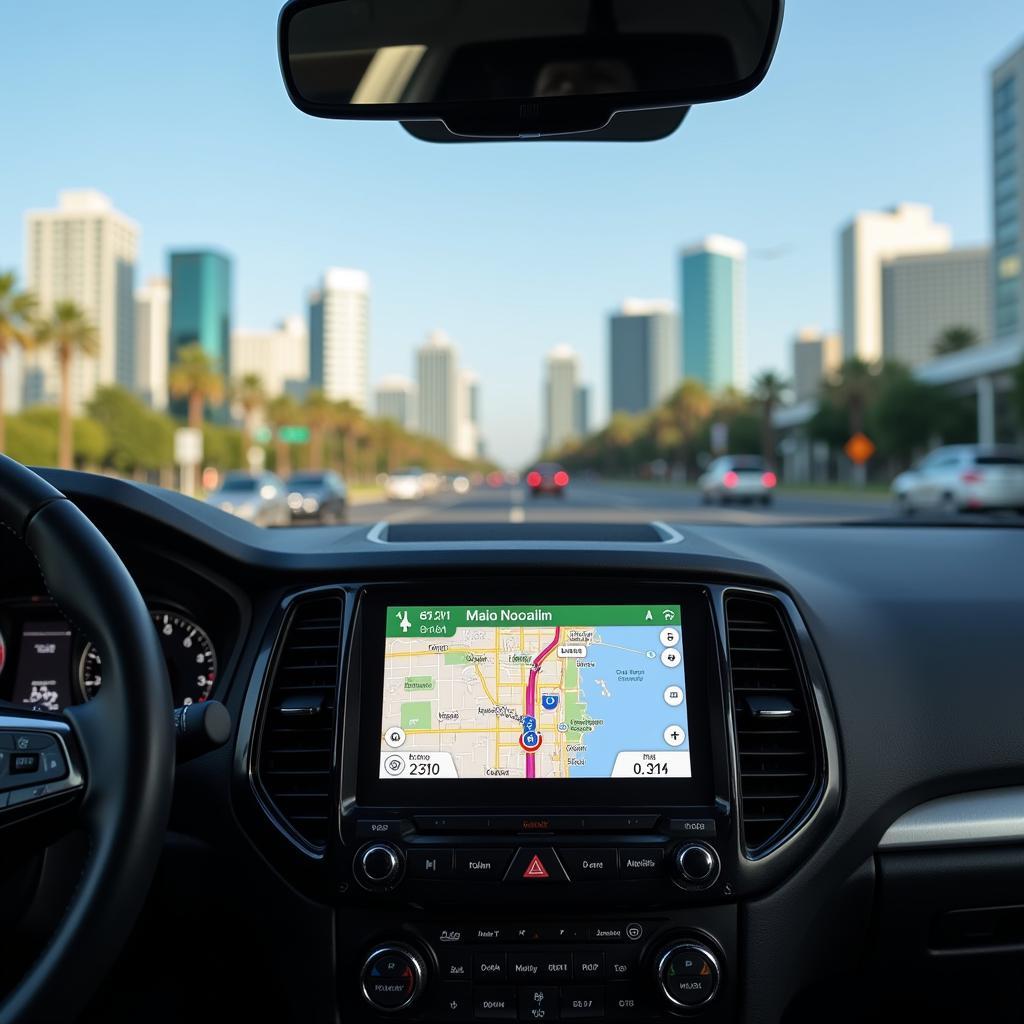 Navigating Miami Traffic with GPS