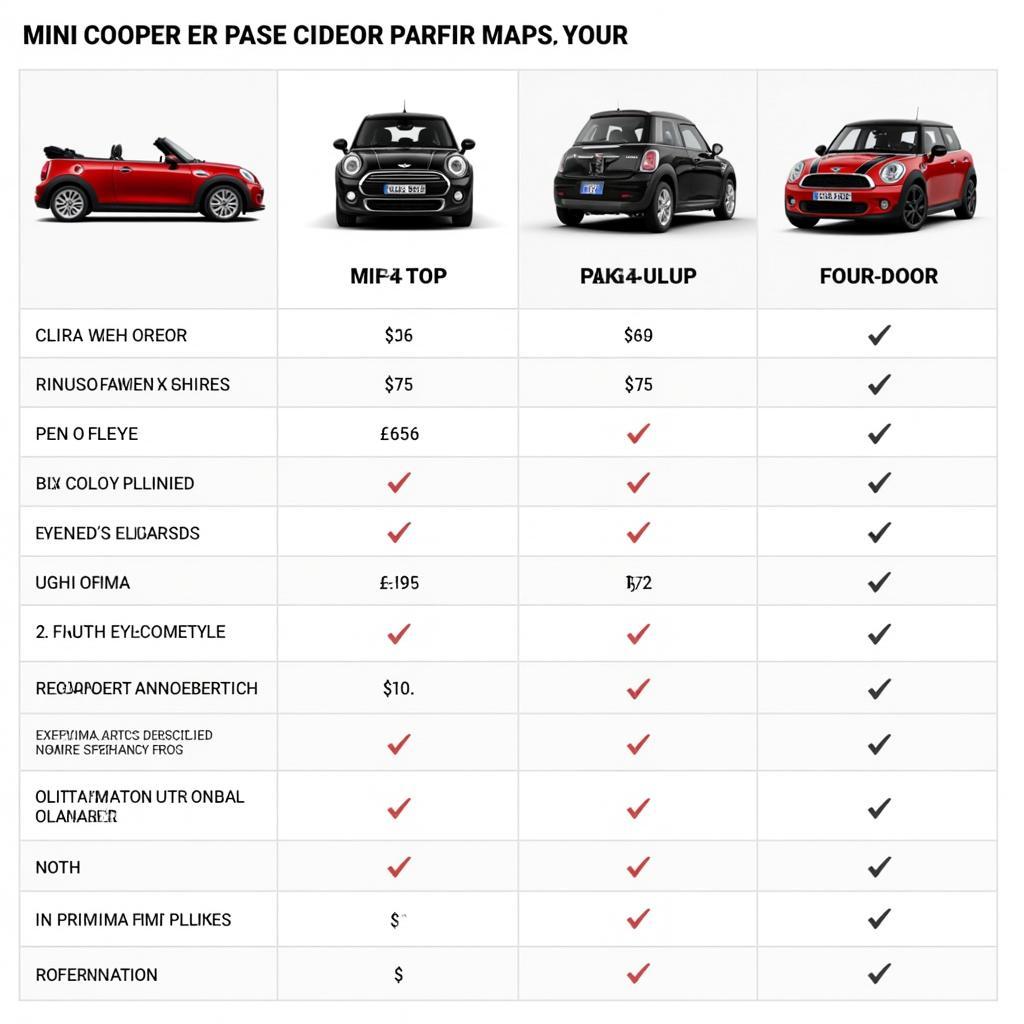 Mini Cooper Hardtop Price Comparison