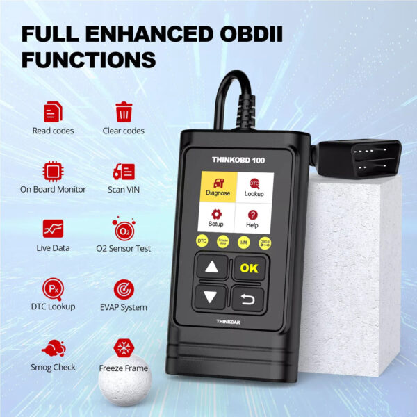 Mitsubishi Pajero Fault Code Reader OBD2 Car Diagnostic Scanner Reset Tool T100 - Image 2