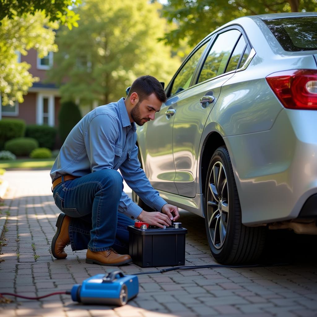 Mobile Car Battery Installation Service