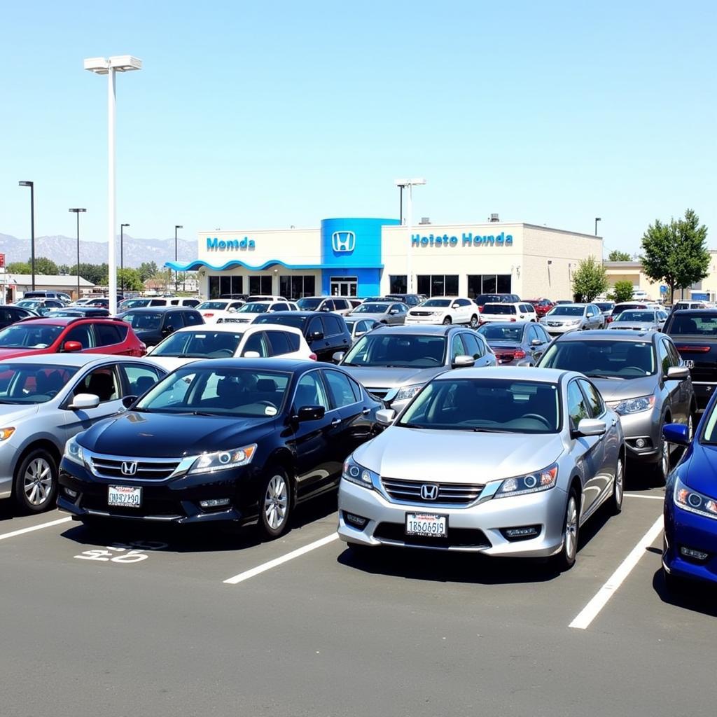 Wide selection of new and used Honda cars at a Modesto dealership