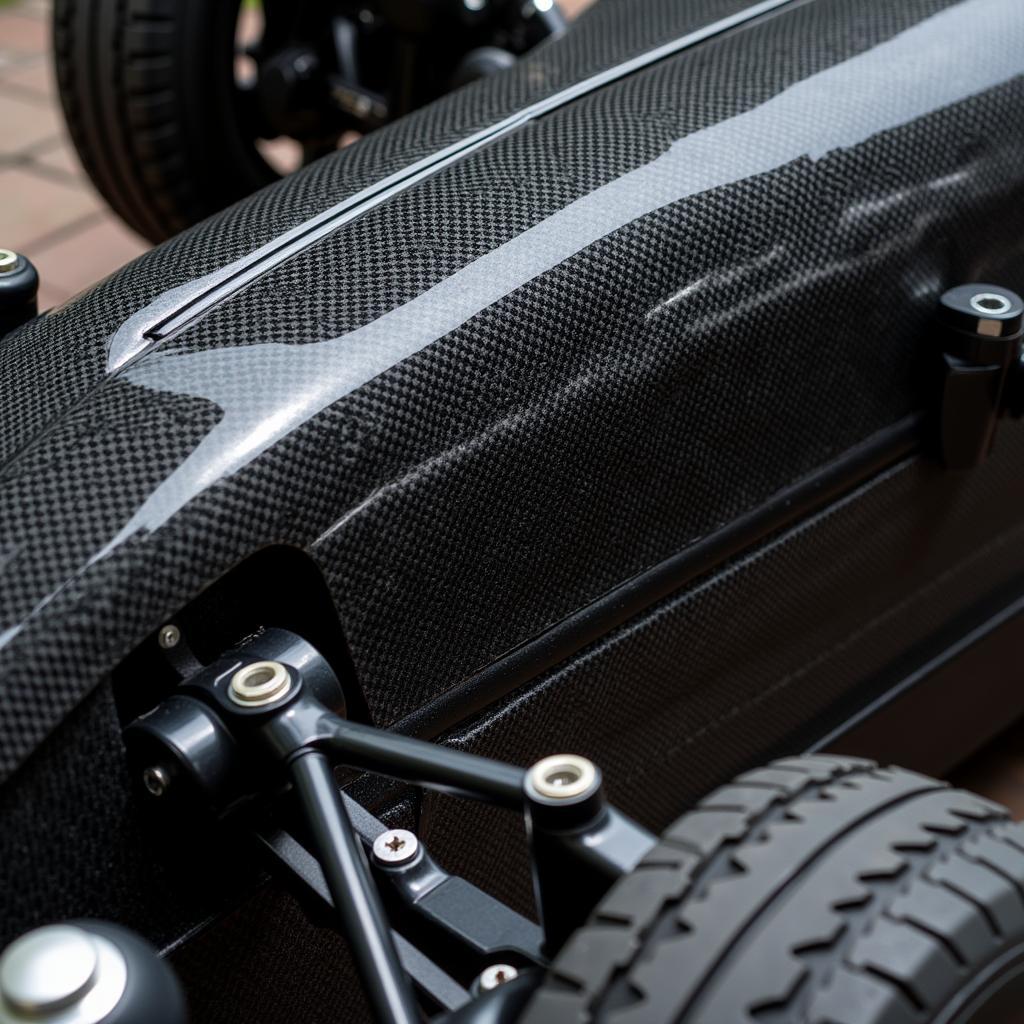 Morgan Aero 8 Carbon Fiber Chassis Displaying Innovative Technology