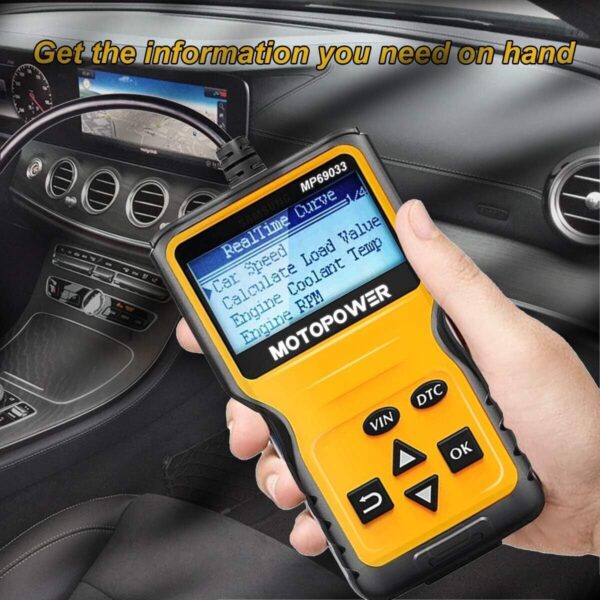 MOTOPOWER MP69033 Car OBD2 Scanner Code Reader Engine Fault Scanner CAN Diagnost - Image 6