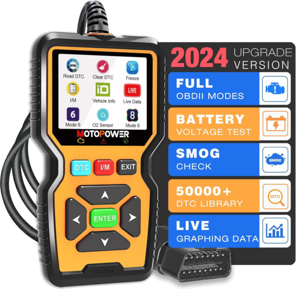 MOTOPOWER MP69039 Car OBD2 Scanner Code Reader Engine Fault Code Reader Scanner - Image 2